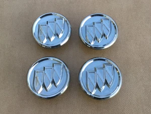 Buick Lesabre Lucerne Terraza Lacrosse Regal Wheel Center Caps 2.5” Chrome OEM - Picture 1 of 6