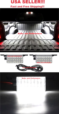 48 LÁMPARAS DE LUZ DE CARGA LED BLANCAS PARA CAJA DE CAMIÓN para Chevy Silverado y GMC Sierra Foto 1 de 4