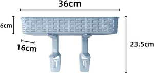 Over the Toilette Aufbewahrungsregal kein Bohren Raum Organizer mit hängendem Haken - Bild 1 von 5