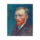 Van Gogh, Self-Portrait, Blue Background 1887, Pearl Photo Paper, 20" x 25"