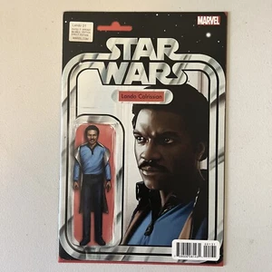 Star Wars #01 Lando Calrissian Action Figure Variant Marvel Comic NM 2015 JTC - Picture 1 of 2