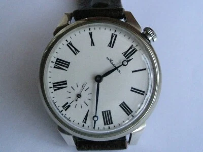 Reloj Pulsera MATRIMONIO Vintage Wolf 3602 DRIVERS Convertido Reloj Bolsillo URSS  Foto 1 de 4