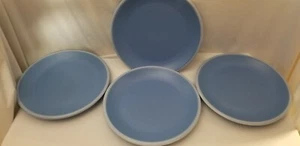 Rio Century Japan Stoneware 10.5" Dinner Plates Blue Set of 4 (Japan) - Picture 1 of 3