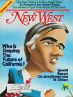 NEW WEST MAGAZINE-FIRST ISSUE-APRIL 1976-JERRY BROWN-CALIFORNIA-CLAUDINE LONGET