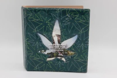 ÁLBUM DE PELÍCULA INSTANTÁNEA HOJA DE MARIHUANA 3.5" X 4.25" C2977 Foto 1 de 4