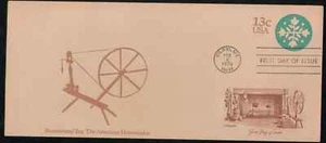US. U572. 13c. American Homemaker. #10 Plain Artmaster FDC. MNH. 1976 - Picture 1 of 1