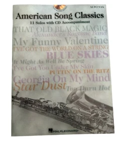 American Song Classics 11 solos for Alto Sax Hal Leonard Song Book Sheet Music - Picture 1 of 2