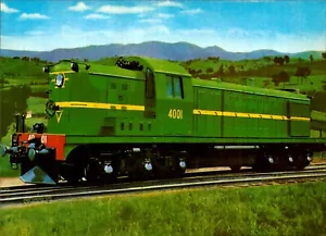 Locomotive 4001 A1A-A1A Diesel Electric Train Postcard. Vintage NSW Australia - Picture 1 of 2