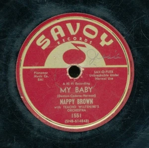 78tk-R&B-SAVOY 1551-Nappy Brown - Picture 1 of 2