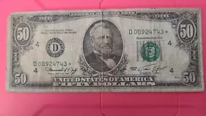 1974 $50 STAR Note Cleveland District - Picture 1 of 2