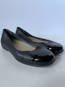 SAS Scenic Cap Toe Ballet Black Leather Women's Sz 7.5 M