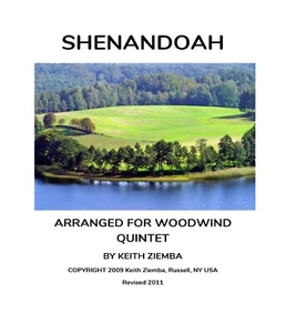 Shenandoah Woodwind Quintet arr. K. Ziemba New fun arrangement Intermediate - Picture 1 of 5