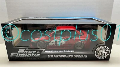 ШИНЫ FAST & FURIOUS JADA SEAN'S MITSUBISHI LANCER EVOLUTION VIII TOYO 1:18 CC - Изображение 1 из 4