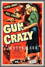 Gun Crazy 1949  B Movie Film Crime Drama Vintage Poster Print Art Wall Decor