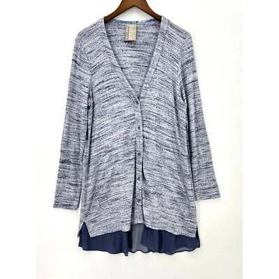 Cárdigan Dolan Left Coast para mujer Anthropologie suéter con botones azul talla L Foto 1 de 4