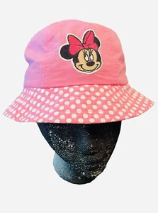 Pink Minnie Mouse Sun Hat Pool Beach Disney Girls Youth One Size - Picture 1 of 4