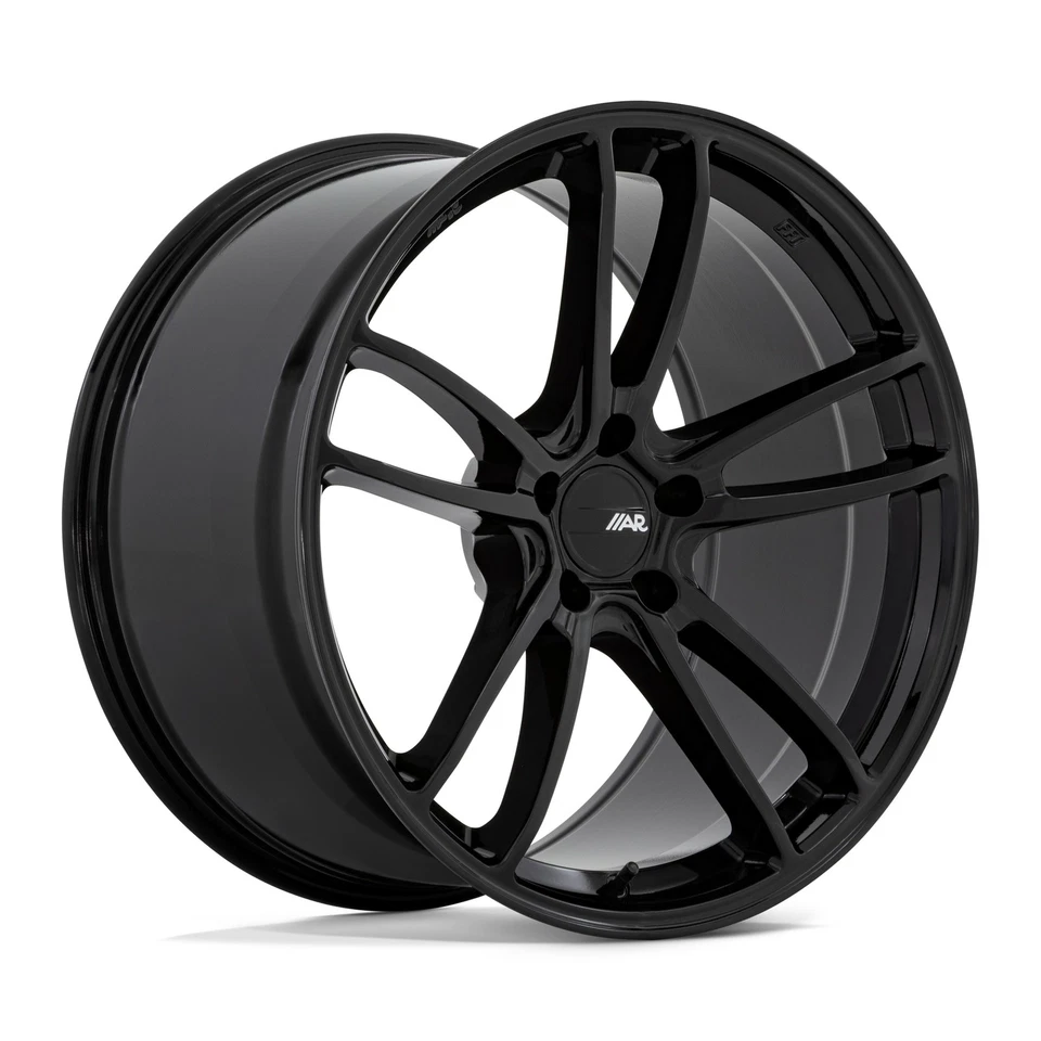 20-дюймовый глянцевый черный American Racing AR941 Mach Five 20x11 5x120 43 мм для колеса Chevy - Изображение 1 из 4