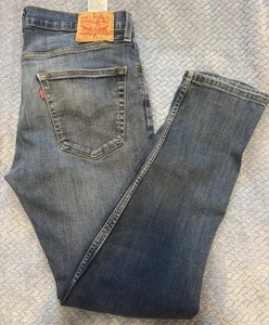 Levi’s 502 Regular Taper Jeans 32x32 Medium Wash Denim Classic Fit Distressed Y2K - Bild 1 von 6