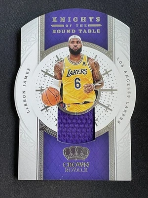 LeBron James 2021-22 Crown Royale Knights of the Round Table Jersey #KR-LBJ - Image 1 of 2