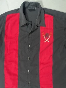 Steady Last Call Shirt Men 2XL Bowling Tribal Tiki Camp Rockabilly Retro Panel - Picture 1 of 9