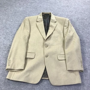 Lauren Ralph Lauren Blazer Mens 38S Beige 100% Camel Hair Sport Coat Classic - Picture 1 of 13