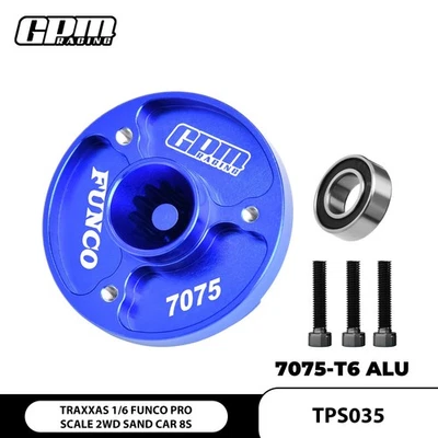 GPM 7075-T6 Alloy Fixed Spur Gear Mount For TRAXXAS 1/6 Funco Pro 2WD Sand 8S - Image 1 of 4