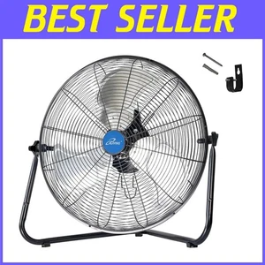 Portable 20-Inch Cooling Fan - Heavy Duty, Adjustable Tilt, 3 Speeds, Black - Picture 1 of 11