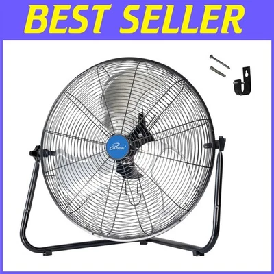 Portable 20-Inch Cooling Fan - Heavy Duty, Adjustable Tilt, 3 Speeds, Black - Image 1 of 4