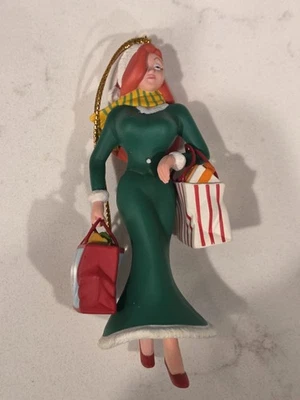 Grolier Navidad Mágica Disney Adorno en Caja Jessica Out Shopping Foto 1 de 2