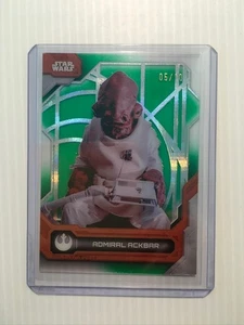 2024 Topps Star Wars High Tek /10 Admiral Ackbar #2 - Rebel Screen - Picture 1 of 2