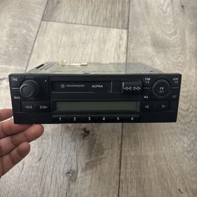 Org Blaupunkt Alpha V Autoradio 6X0035153A + Code + Geprüft Voll Funktionsfähig - Bild 1 von 3