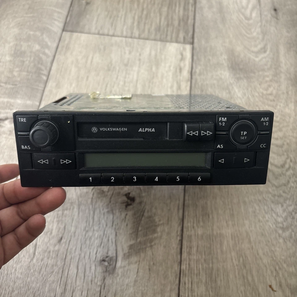 Org Blaupunkt Alpha V Autoradio 6X0035153A + Code + Geprüft Voll Funktionsfähig - Bild 1 von 3