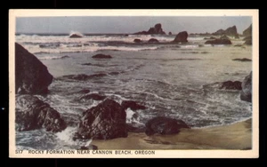 Felsformation nahe Cannon Beach, Oregon, OR, Unp - Bild 1 von 2