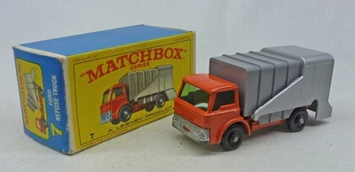 Camión de basura Lesney Matchbox Toys MB7c Ford Foto 1 de 2