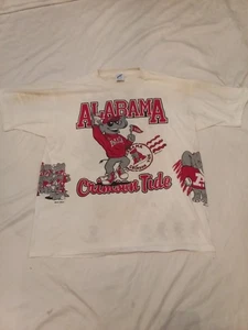 Alabama Crimson Tide 1991 T-Shirt Very Rare Design Jerzees XL USA Read Descript - Picture 1 of 17