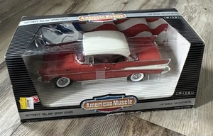 ERTL American Muscle 1957 Chevy Bel Air Sport Coupe 1:18 Diecast 🌟 BRAND NEW!! - Picture 1 of 7