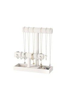 Bracelet and Necklace Holder,Velvet Jewelry Necklace Display Organizer Stand,... - Picture 1 of 7