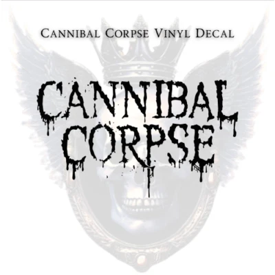 Calcomanía de vinilo premium Death Metal Band | Cannibal Corpse | George Fischer Foto 1 de 4