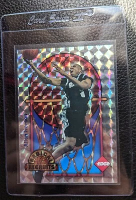 1996 EDGE ПРОМО РЕФРАКТОР #PR1 АЛЛЕН ИВЕРСОН ДЕБЮТАНТ КАРТА RC SIXERS HOF  - Изображение 1 из 2