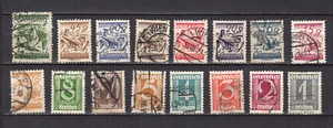 Autriche 1925-27 16 timbres oblitérés /TE5195a - Picture 1 of 1