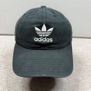 Adidas Mens Hat Cap Black One Size Casual Baseball Cap Mens Tre Foil Logo Adults - Picture 1 of 6
