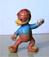 vintage DONALD DUCK NEPHEW Walt Disney hard RUBBER TOY DOLL  BISERKA ART 1958
