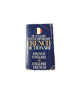 Putnam's Contemporary French Dictionary French English 1972 Vintage Reference PB - Picture 1 of 11