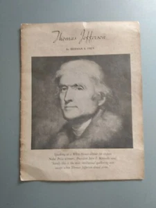 Thomas Jefferson by Herman S. Frey - 1984 - Picture 1 of 3