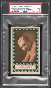 1934 ABESSINISCHE SCHOKOLADE LA PORTUGIESESE DI CATANIA MAURICE ARCHAMBAUD PSA 7 - Bild 1 von 2