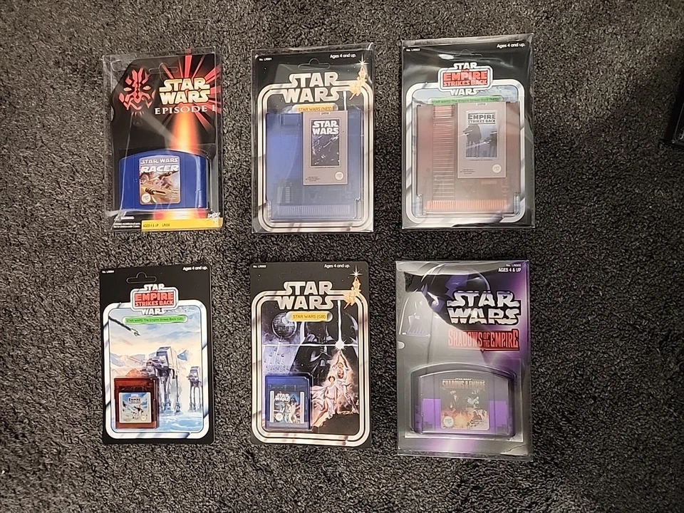 Juego Limited Run Star Wars LRG 6 GB N64 NES Blister Pack Sellado 6 Cartas *NUEVO Foto 1 de 4