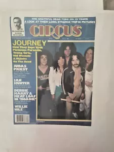 JOURNEY POSTER Circus July 22, 1980 16X22" - Picture 1 of 1
