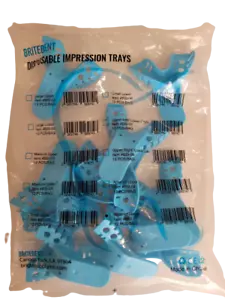 Bandejas de impresión dental perforadas desechables. Todos los tamaños disponibles (12 piezas/bolsa) - Imagen 1 de 8