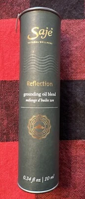 Rodillo de mezcla de aceite de puesta a tierra Saje Reflection naranja madera de cedro incienso .34 oz. Foto 1 de 4