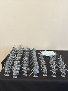 Timpo Recast 50 Gray Knights - 54mm plastic toy soldiers - 1990s